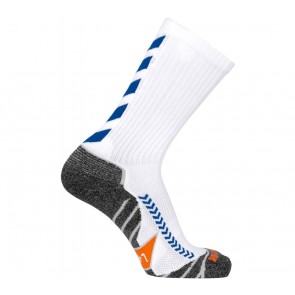 Hummel Chevron Sok Wit/Blauw